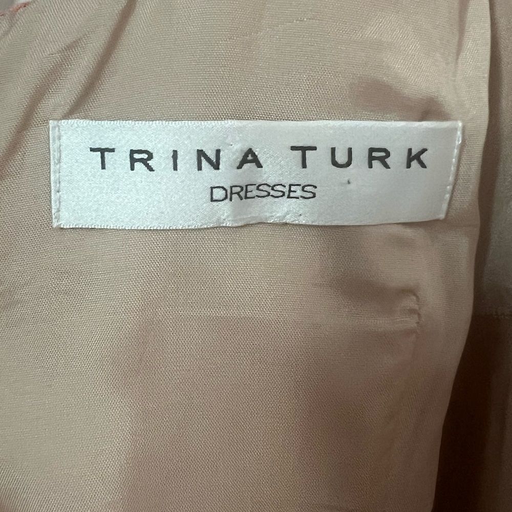 Trina Turk Gaviota Coral Lace Sleeveless Dress sz 4 - Picture 11 of 11